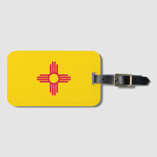 Etiqueta de Bagagem de Bandeira do Estado do Méxic