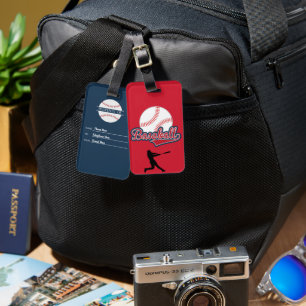 Etiqueta de Bagagem de Baseball Personalizada