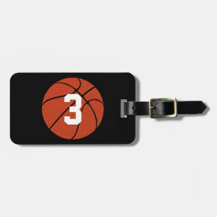 Etiqueta de Bagagem de Basquete Personalizável