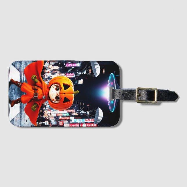 Etiqueta de Bagagem de Bokuchander(ボ ク ン ダ ー タ ・,  (Frente Horizontal)