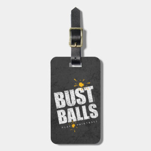 Etiqueta de Bagagem de Bolso de Pintball