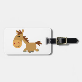 Etiqueta de Bagagem de Cartoon Doce