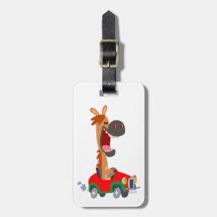 Etiqueta de Bagagem de Cartoon Motoon Motoon Cute