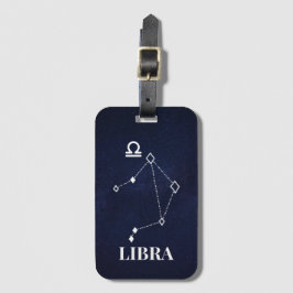 Etiqueta de Bagagem de Constelação Libra