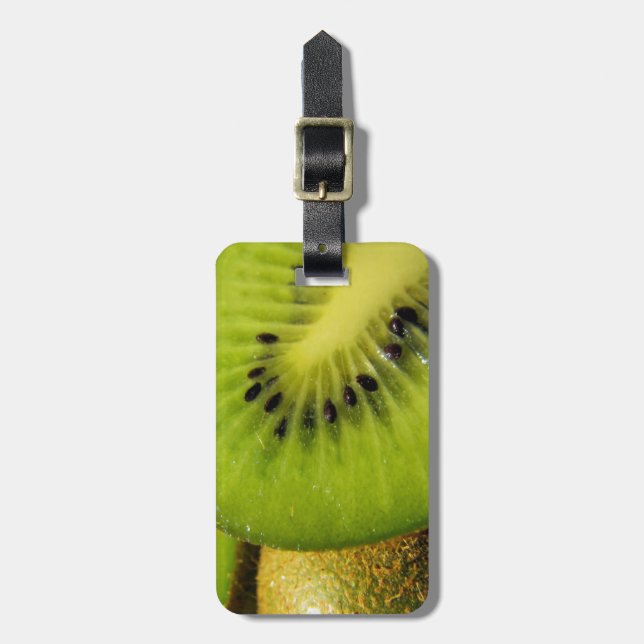 Etiqueta de bagagem de Fruta Juicy Kiwi (Frente Vertical)