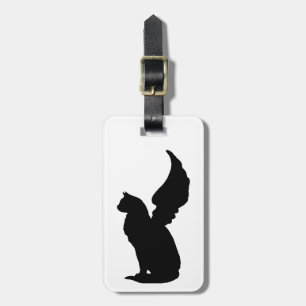 Etiqueta de Bagagem de Gato Anjo Personalizado
