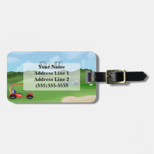 Etiqueta de Bagagem de Golfe