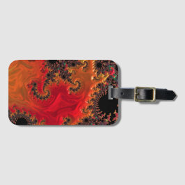 Etiqueta de Bagagem de Incêndio e Beleza