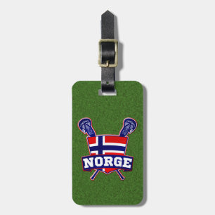Etiqueta de Bagagem de Lacrosse norueguesa Modelo