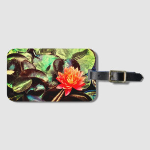 Etiqueta de Bagagem de Lotus Brilhada