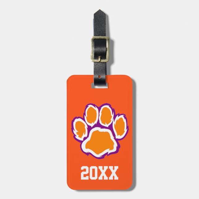 Etiqueta de bagagem de mão impressa com texto na p (Frente Vertical)