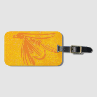 Etiqueta de bagagem de mosca úmida clássica