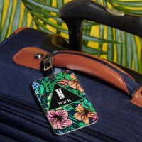 Etiqueta de Bagagem de Paraíso Havaiano