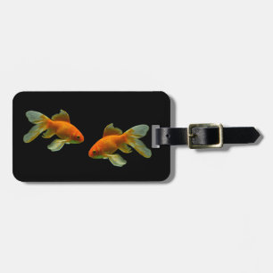Etiqueta de Bagagem de Peixes ricos