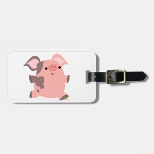 Etiqueta de Bagagem de Porco de Porco