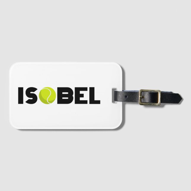 Etiqueta de Bagagem de Tênis de isobel (Frente Horizontal)