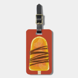 Etiqueta de bagagem de texto personalizada do pico