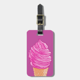 etiqueta de bagagem de texto personalizada do sorv