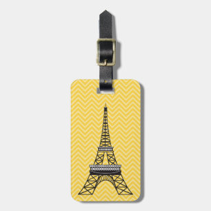Etiqueta de Bagagem de Torre Eiffel de Paris Perso