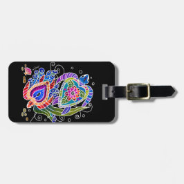 Etiqueta de bagagem de TÚTULO BINDI