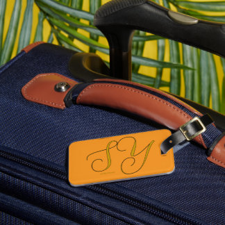 Etiqueta de bagagem de viagem