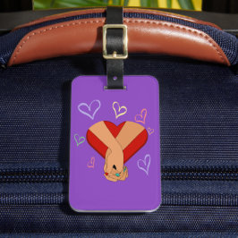 Etiqueta de bagagem de viagem