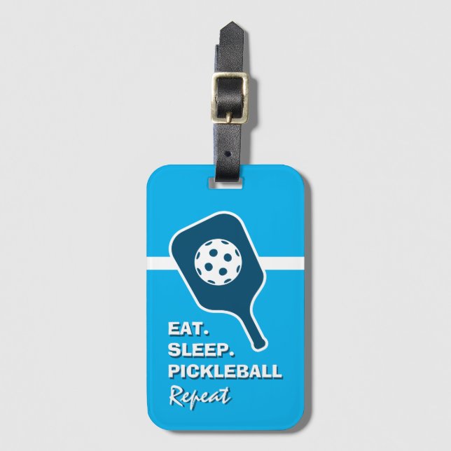 Etiqueta de bagagem de viagem de panela de picleba (Frente Vertical)