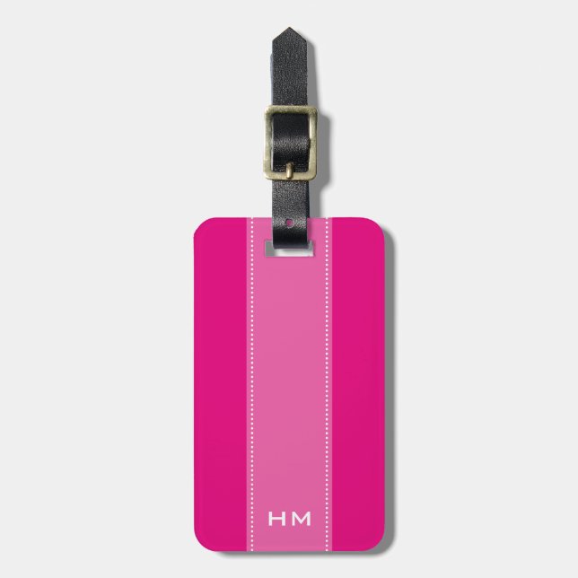 Etiqueta de bagagem de viagem personalizada com mo (Frente Vertical)