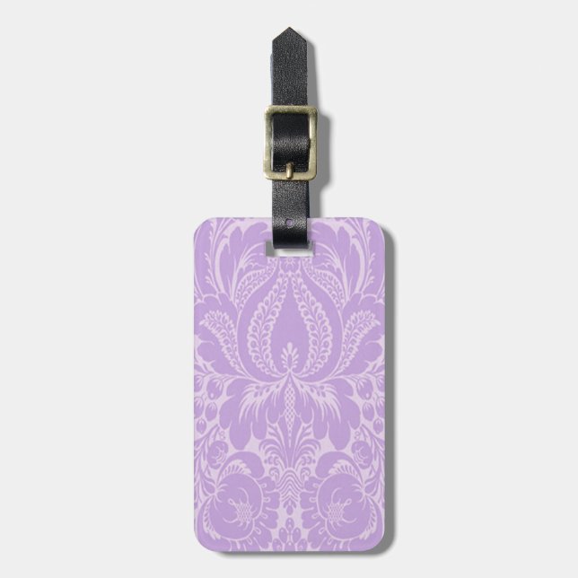 Etiqueta de Bagagem de Violet Fantasy Personalizad (Frente Vertical)