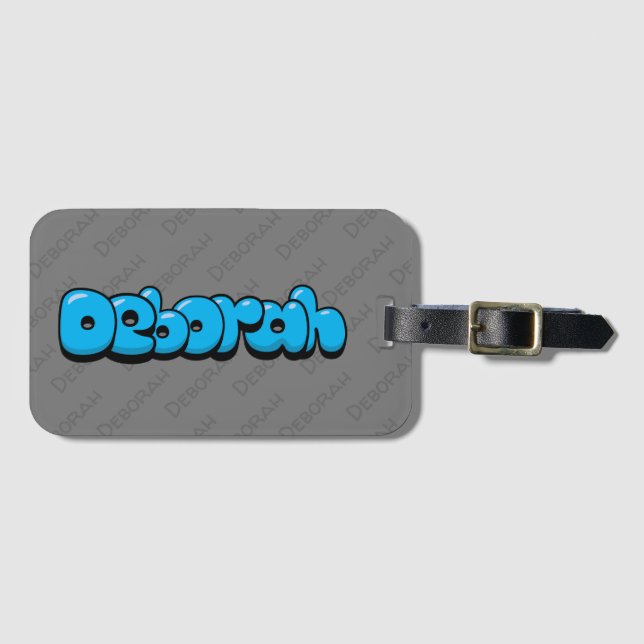 Etiqueta de Bagagem Deborah (Frente Horizontal)