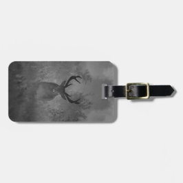 Etiqueta De Bagagem Deer In The Mist