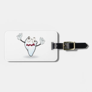 Etiqueta De Bagagem Dente mal-humorado