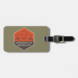 Etiqueta De Bagagem Departamento do Wanderlust
