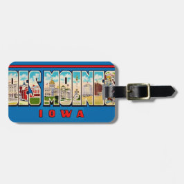 Etiqueta de Bagagem Des Moines Iowa