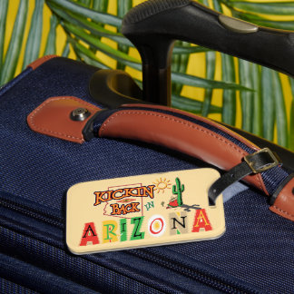 Etiqueta De Bagagem Descansando no Arizona