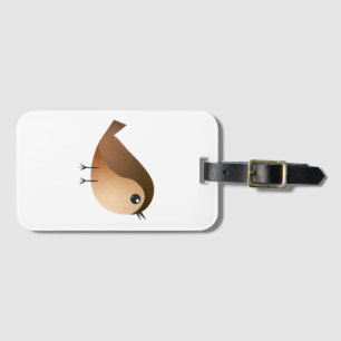 Etiqueta De Bagagem Desenho animado de passarinho