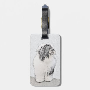 Etiqueta De Bagagem Desenho Collie Com Carapaça - Arte Cachorra Origin