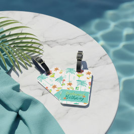 Etiqueta De Bagagem Desenho de Despedida de Solteira com Véu de Margar