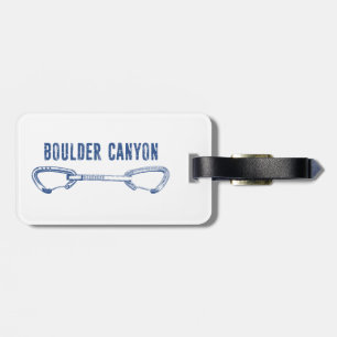 Etiqueta De Bagagem Desenho do Boulder Canyon Colorado para Quickdraw 