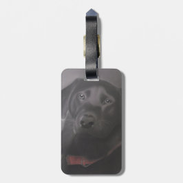 Etiqueta De Bagagem Desenho do Labrador Retriever