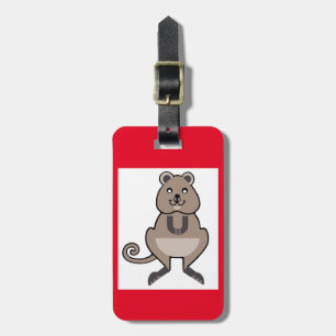 Etiqueta De Bagagem Desenho manual - QUOKKA - vida selvagem - Austráli