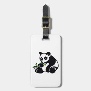 Etiqueta De Bagagem Desenho manual - Urso PANDA - Conservação