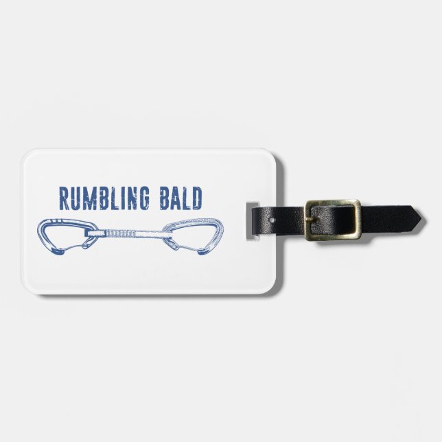 Etiqueta De Bagagem Desenho Rápido De Subida Cálida (Frente Horizontal)