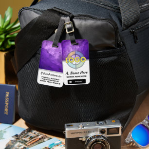 Etiqueta De Bagagem Design de ID personalizado do Marketing de Marca d