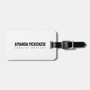 Etiqueta De Bagagem Design de minimalista criativo único de tendência