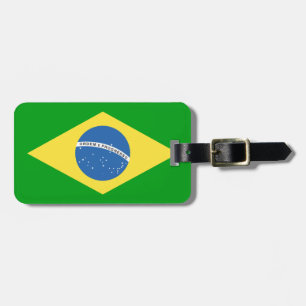 Etiqueta De Bagagem Design de Sinalizador Brasil