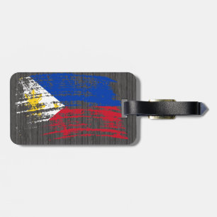 Etiqueta De Bagagem Design filipino legal da bandeira