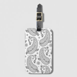 Etiqueta De Bagagem Design inspirado de Paisley