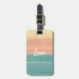 Etiqueta De Bagagem Design personalizado da arte do papel tecidular