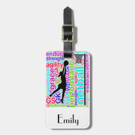 Etiqueta De Bagagem Design personalizado das posições do jogador do